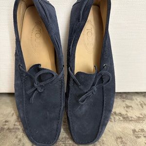 Todd men’s blue suede loafers